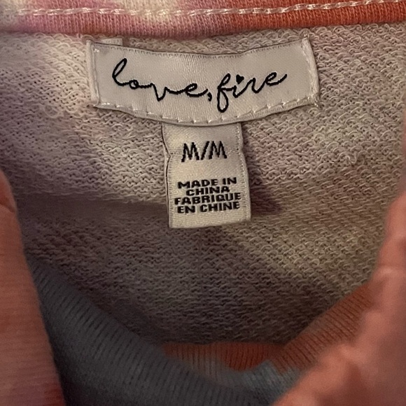 Love, Fire Hoodie Mask Sweatshirt - Picture 3 of 7
